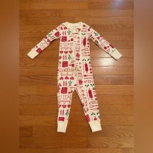 Hanna Andersson Christmas Baking One Piece Pajamas